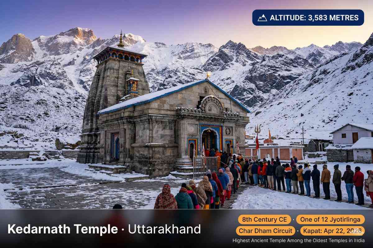 Kedarnath Temple Uttarakhand oldest temples in India