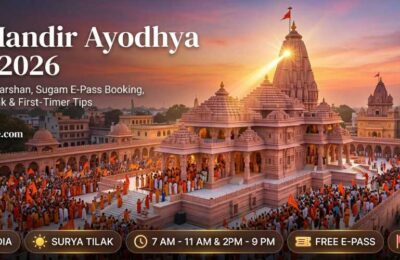 Ram Mandir Ayodhya Guide 2026 – Complete Guide: Darshan, Sugam E-Pass Booking, Timings, Surya Tilak & First-Timer Tips
