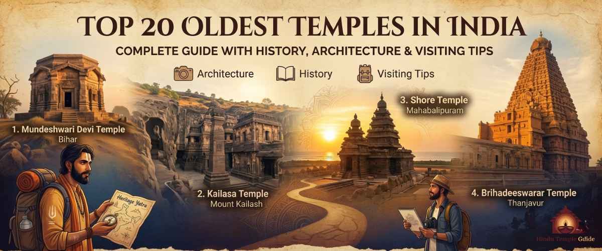 Top 20 Oldest Temples in India – Complete Guide with History, Architecture & Visiting Tips