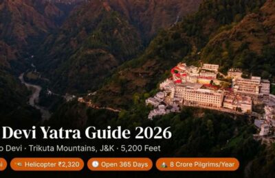 Vaishno Devi Yatra Guide 2026 – Complete Guide for First-Time Pilgrims: Registration, Helicopter, Trek, Timings & Tips