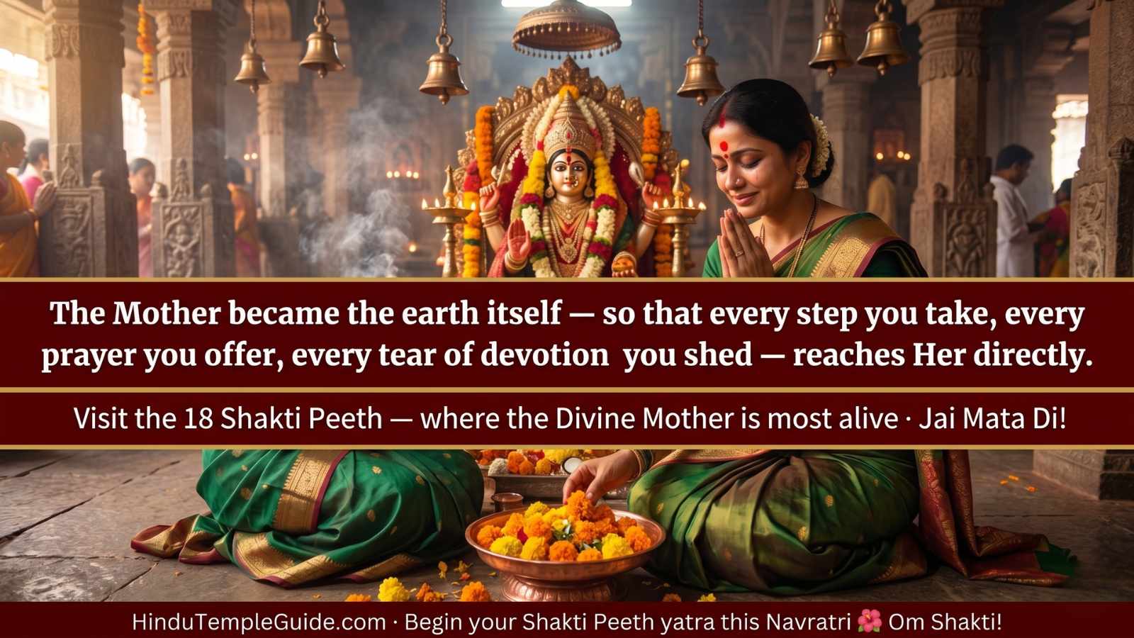 18 Shakti Peeth CTA – divine mother devotee Jai Mata Di Navratri pilgrimage yatra complete guide temples India circuit Om Shakti