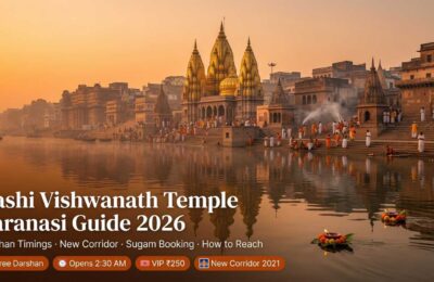 Kashi Vishwanath Temple Varanasi Guide 2026 – Darshan Timings, New Corridor, Online Booking, Entry Fee & How to Reach