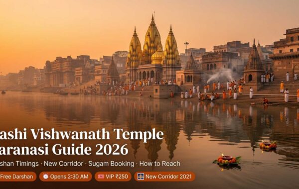 Kashi Vishwanath Temple Varanasi Guide 2026 – Darshan Timings, New Corridor, Online Booking, Entry Fee & How to Reach