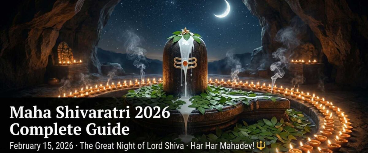 Maha Shivaratri 2026 Complete Guide – Date, Significance, 4 Prahar Timings, Rituals, Fasting Rules & Best Temples to Visit