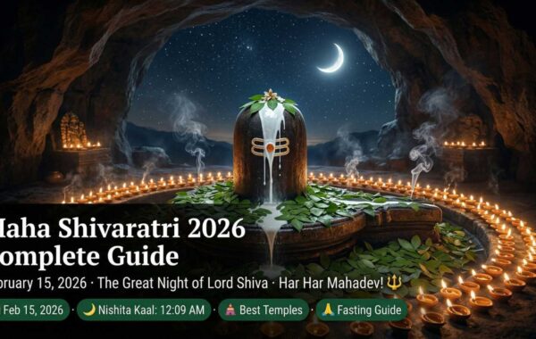Maha Shivaratri 2026 Complete Guide – Date, Significance, 4 Prahar Timings, Rituals, Fasting Rules & Best Temples to Visit