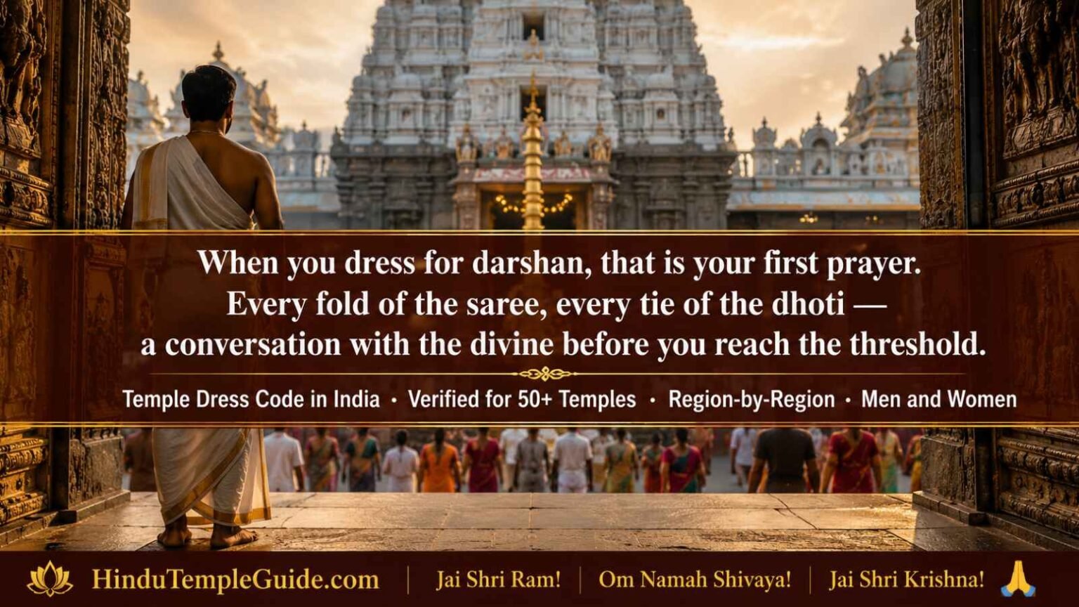 Temple Dress Code in India – Complete Guide Men & Women 2026