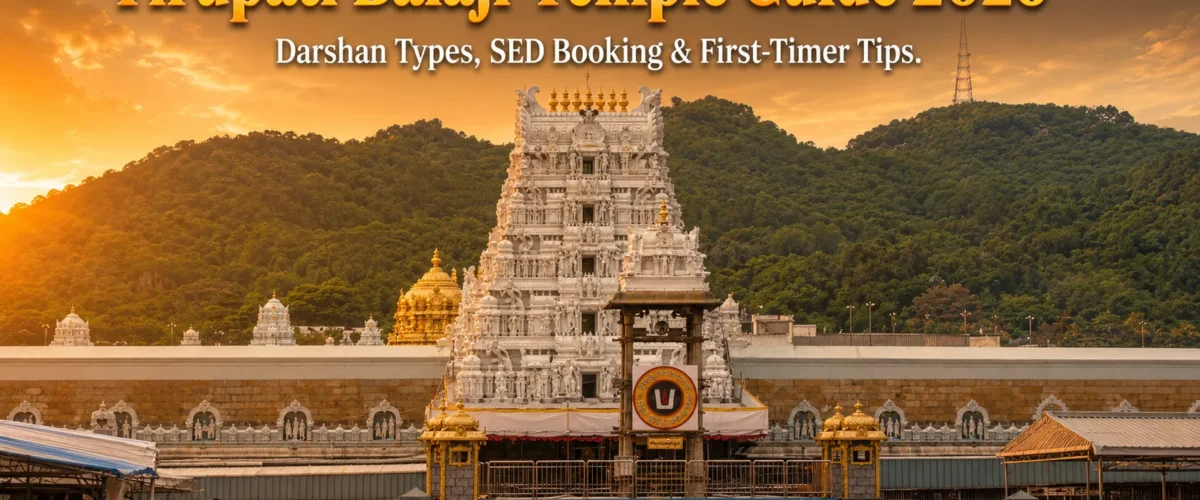 Tirupati Balaji Temple Guide 2026: Darshan Types, SED Booking, Timings & First-Timer Tips